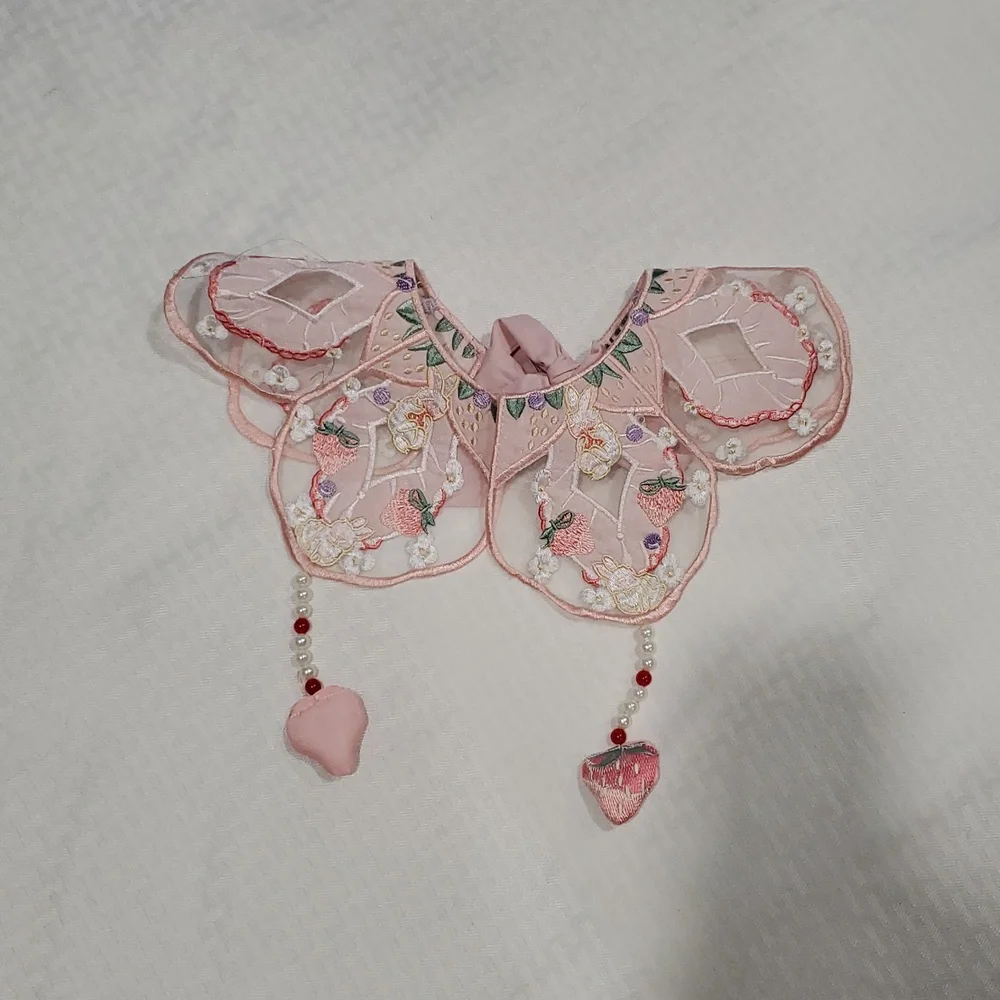 Vtg OshKosh B'gosh Peach pink white Vestbak Dress